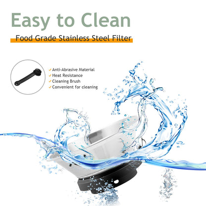 Juicer Machine, Centrifugal Juicer with 3-Inch Wide Mouth, BPA-Free Stainless Steel Juice Maker with 2-Speed Control