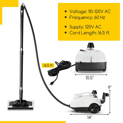 Multi Purpose Steam Cleaner with Trigger Lock for Upholstery