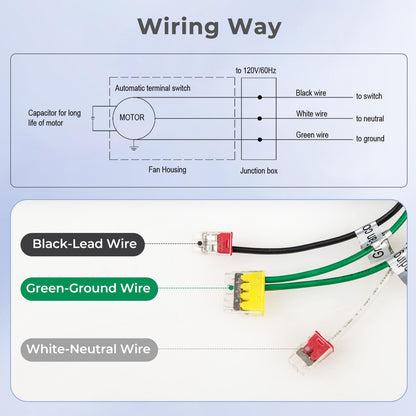 Bathroom Exhaust Fan Ceiling Mount Ventilation Fan with Galvanized Sheet Housing