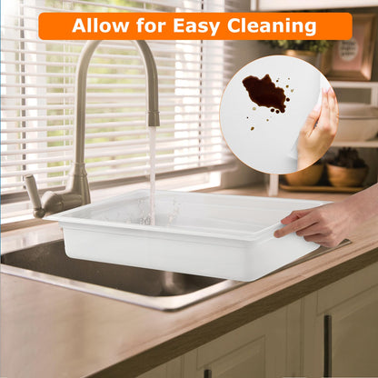 81 QT Hot Box Food Warmer with 5 Full-Size Pans and Handles Double Buckles