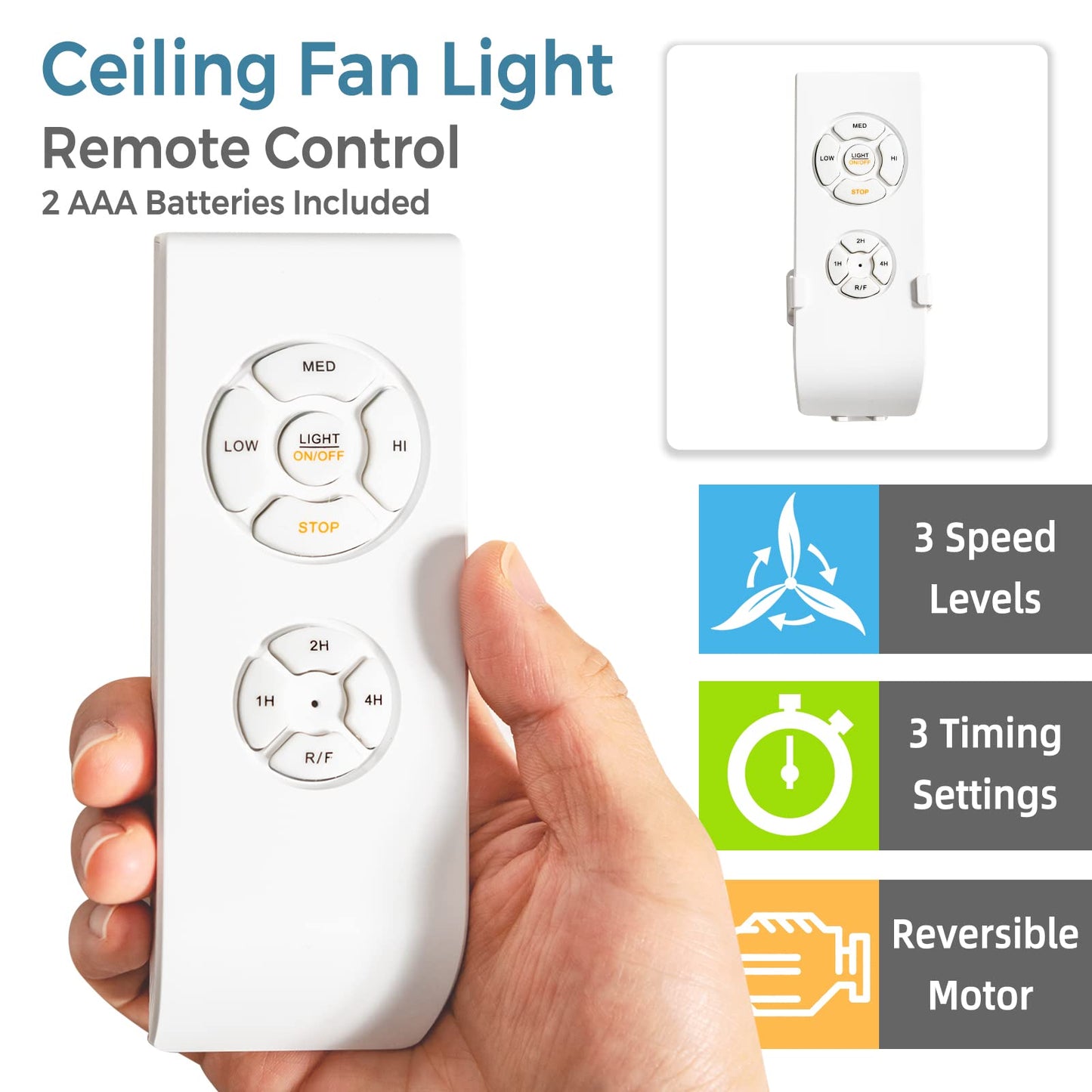 Caged Ceiling Fan with Light, 20 Inch Ceiling Fan Lights with Remote Control, Reversible Motor (No Bulb)