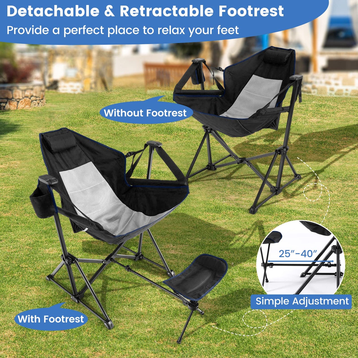 Folding Camping Chair Portable Beach Chair