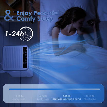 ARLIME 3-IN-1 Portable Air Conditioner, 10000 BTU AC Unit w/Fan & Dehumidifier, 2 Fan Speed, 24H Timer