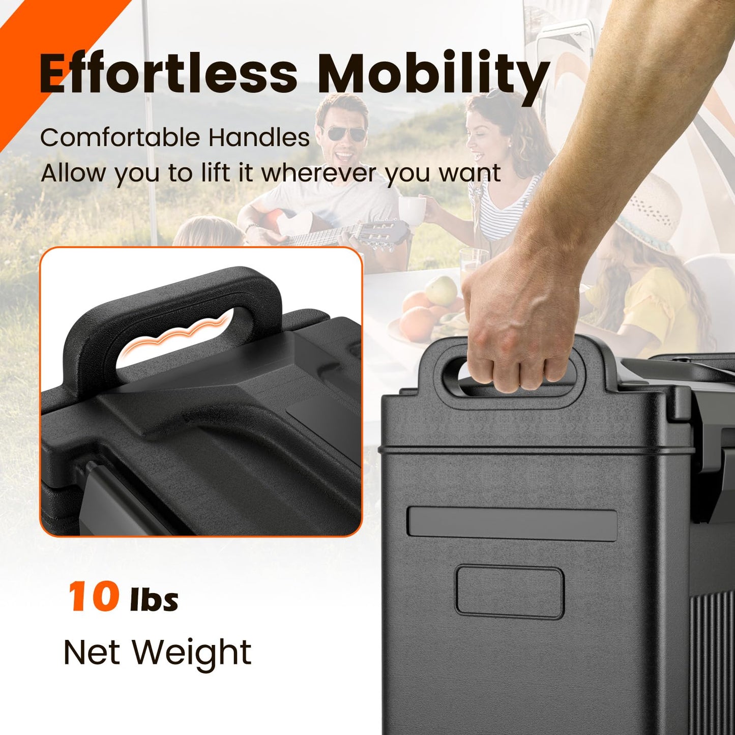 ARLIME 2.5 Gallon Insulated Beverage Dispenser with Handles, Food-Grade Hot and Cold Beverage Server