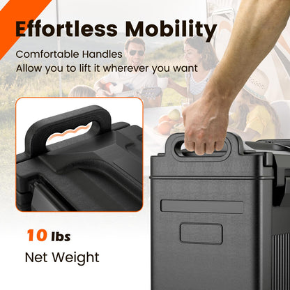 ARLIME 2.5 Gallon Insulated Beverage Dispenser with Handles, Food-Grade Hot and Cold Beverage Server