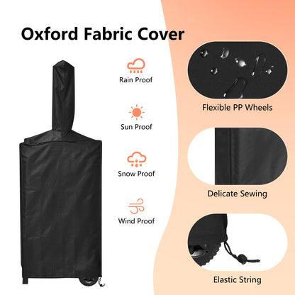 Portable Outdoor Pizza Oven with Pizza Stone and Waterproof Cover