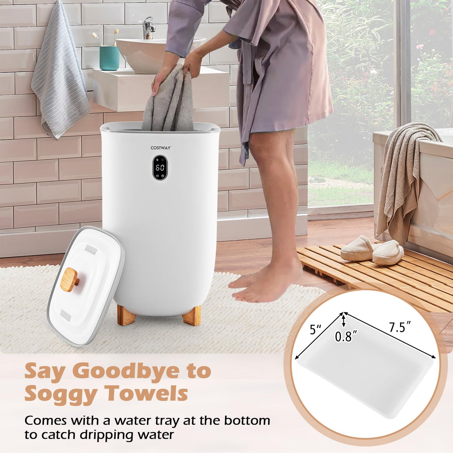 Large Towel Warmer for Bathroom