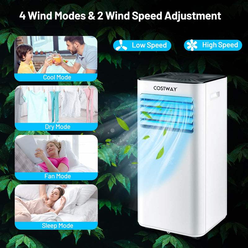 Portable Air Conditioner 10000BTU( SACC 7000 BTU ), Evaporative Air Cooler, Dehumidifier, Cooling for Room Spaces up to 350 Sq.Ft