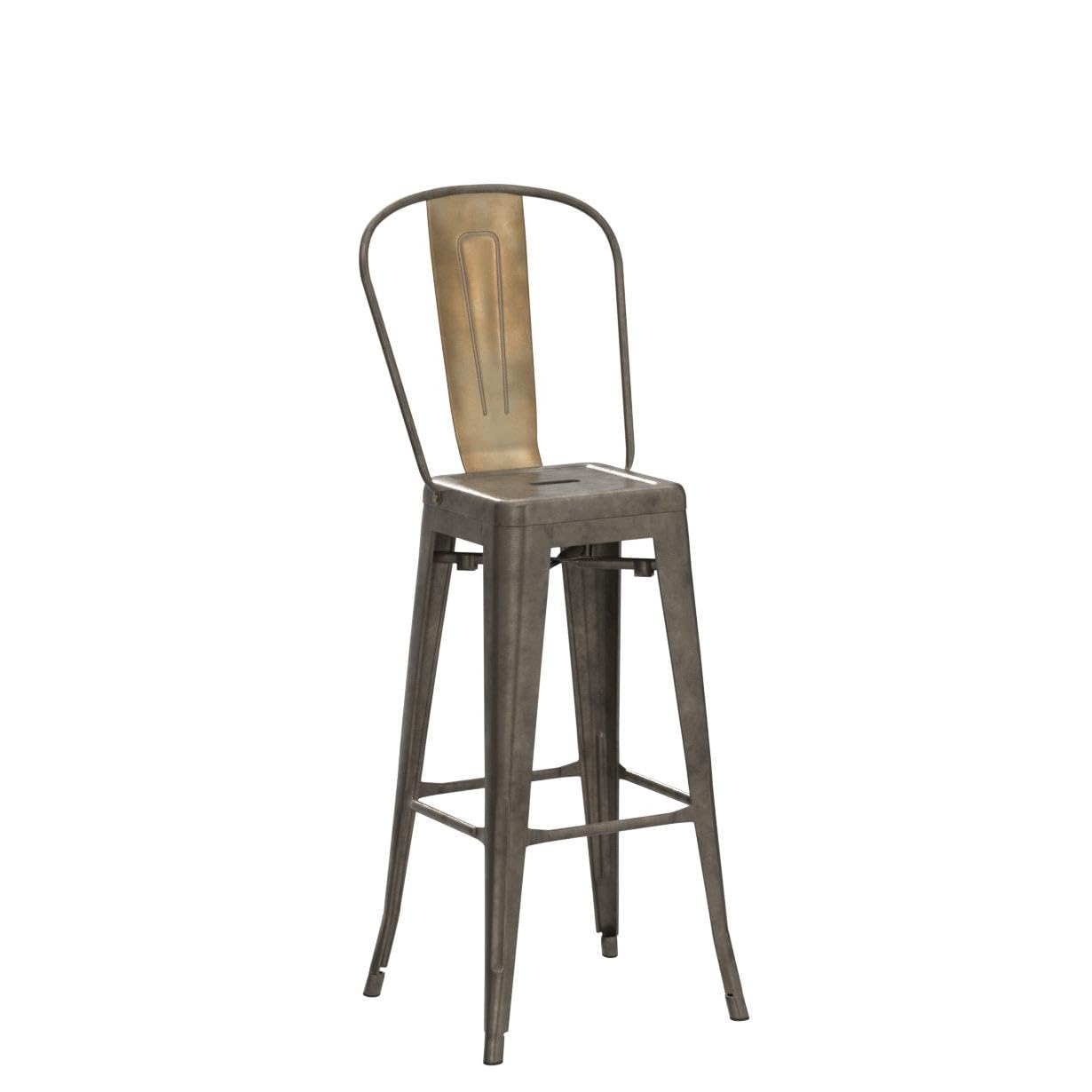 30'' Bar Height Stools with Rubber Feet for Kitchen