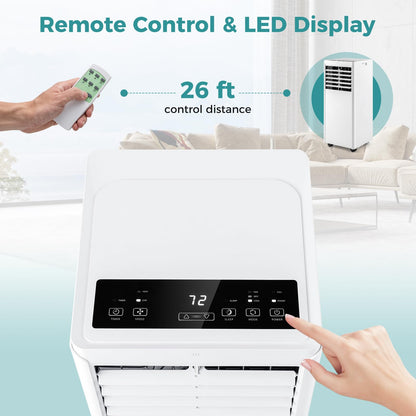 ARLIME 8000 BTU Portable Air Conditioner, 3-in-1 AC Unit with Dehumidifier & Fan