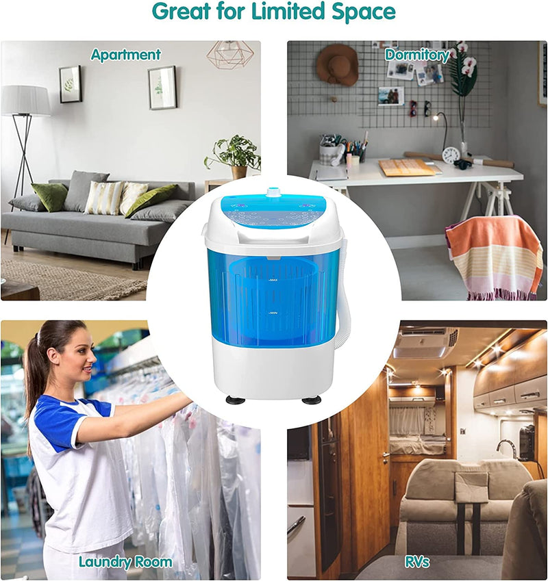 Mini Washer and Dryer Combo w/ 5.5lbs Washing Capacity - Arlime