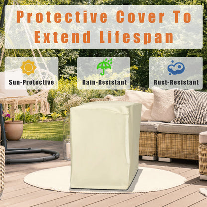 ARLIME Outdoor Propane Burning Fire Bowl, 40,000 BTU Outdoor Gas Fire Pit with Free Lava Rocks