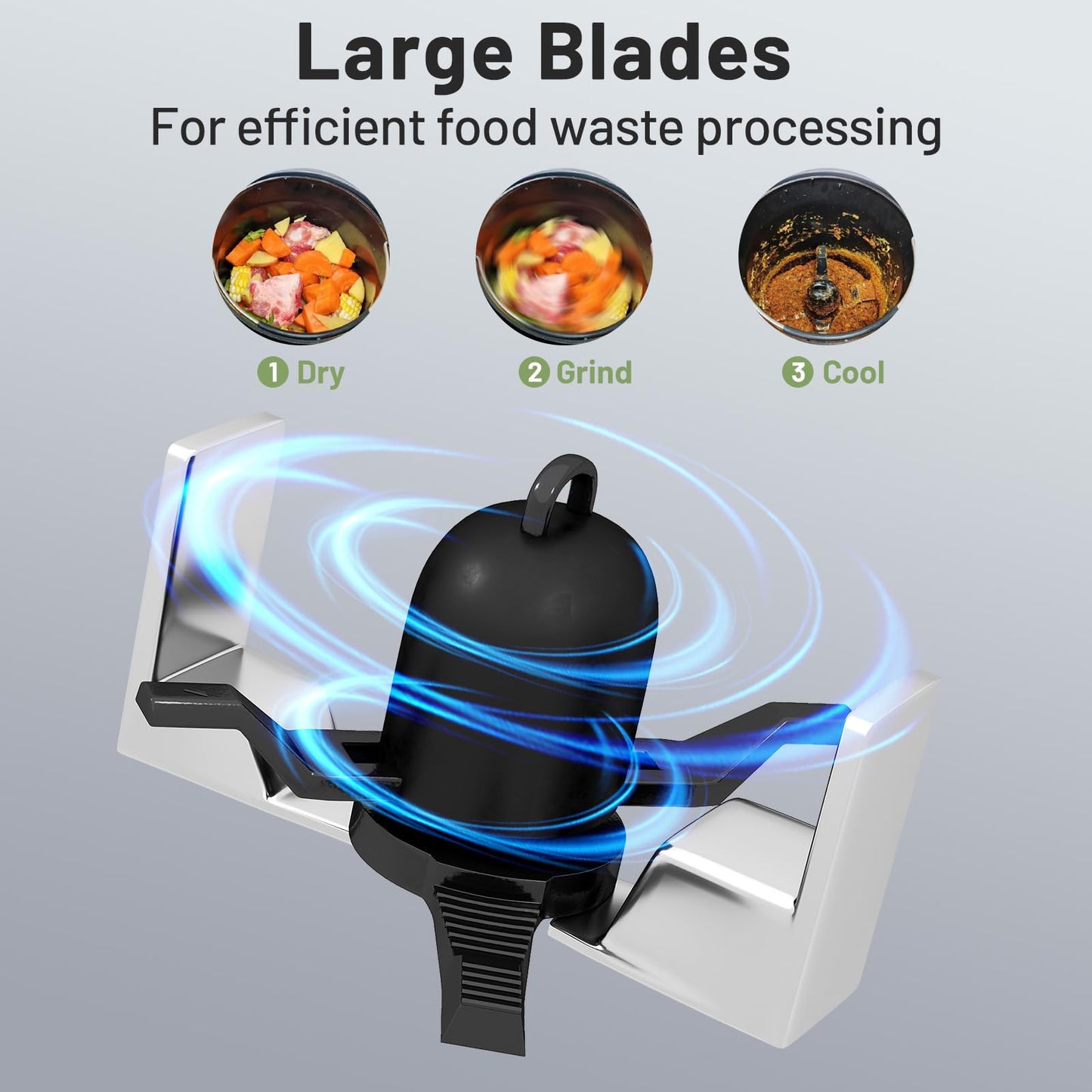 Smart Waste Dispenser Countertop Compost Machine w/Replaceable Filters