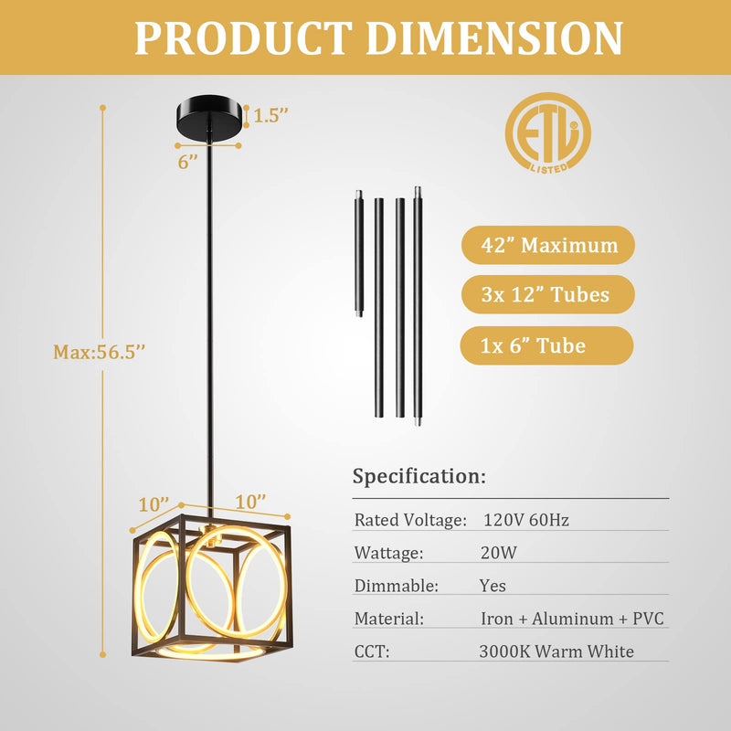 ARLIME Modern Pendant Light Fixtures