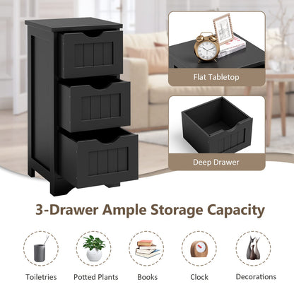 Bathroom Storage Cabinet Space-Saving Tower Storage Cabinet