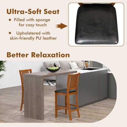 Bar Stools Set of 2/4 25.5” Counter Height Bar Stool