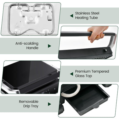 ARLIME 3 in 1 Panini Grill Press Sandwich Maker