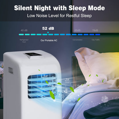 ARLIME Air Conditioner Portable 8,000 BTU, Quite Single Room AC Unit