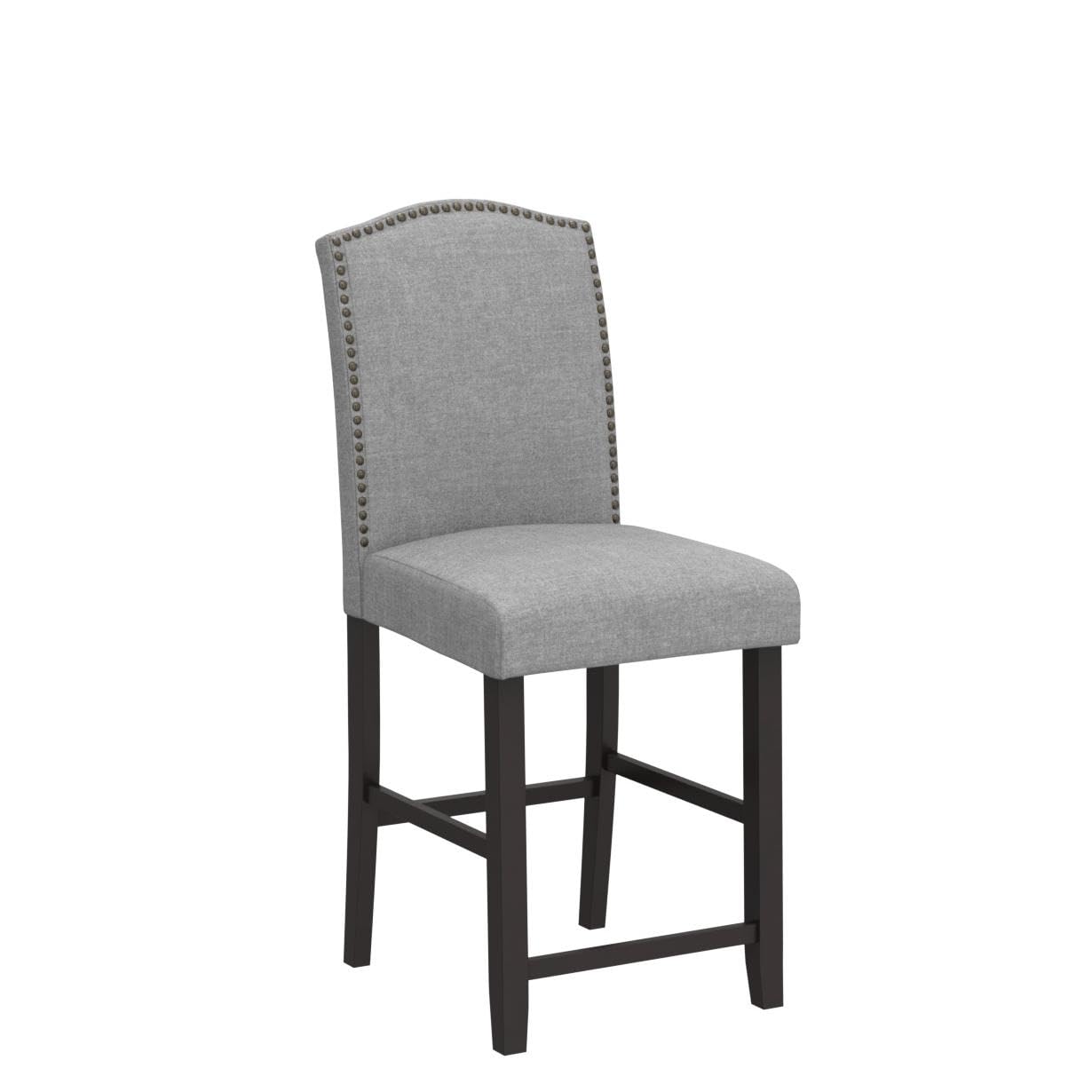 Bar Stools Set of 2 25'' Upholstered Counter Height Bar Stools