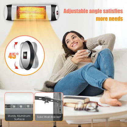 Wall-Mounted Patio Heater Remote Control for Outdoor Home Backyard