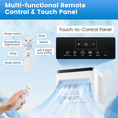 ARLIME 8000 BTU / 10000 BTU Portable Air Conditioner, Portable Air Cooler