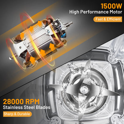 Countertop Blender Powerful Blender with 68 oz Tritan Jar