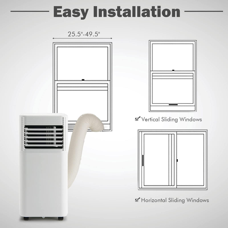Portable Air Conditioners 10000 BTU, AC Cooling Uint with Dehumidifier, Remote Control