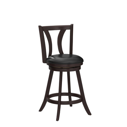 360-Degree Swivel Stools with Leather Padded Seat