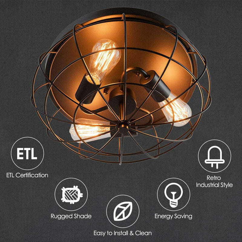 ARLIME Semi Flush Mount Ceiling Light