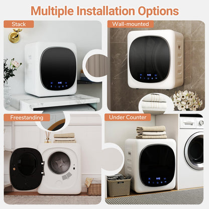 1.5 cu.ft Compact Drying Machine with Stainless Steel Tub & LED Touch Panel