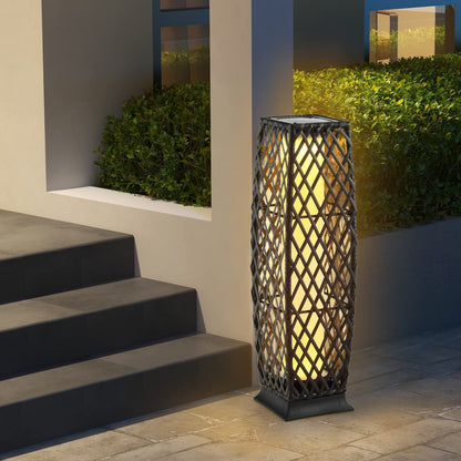 ARLIME 2 Pieces Outdoor Solar Powered Floor Lamps