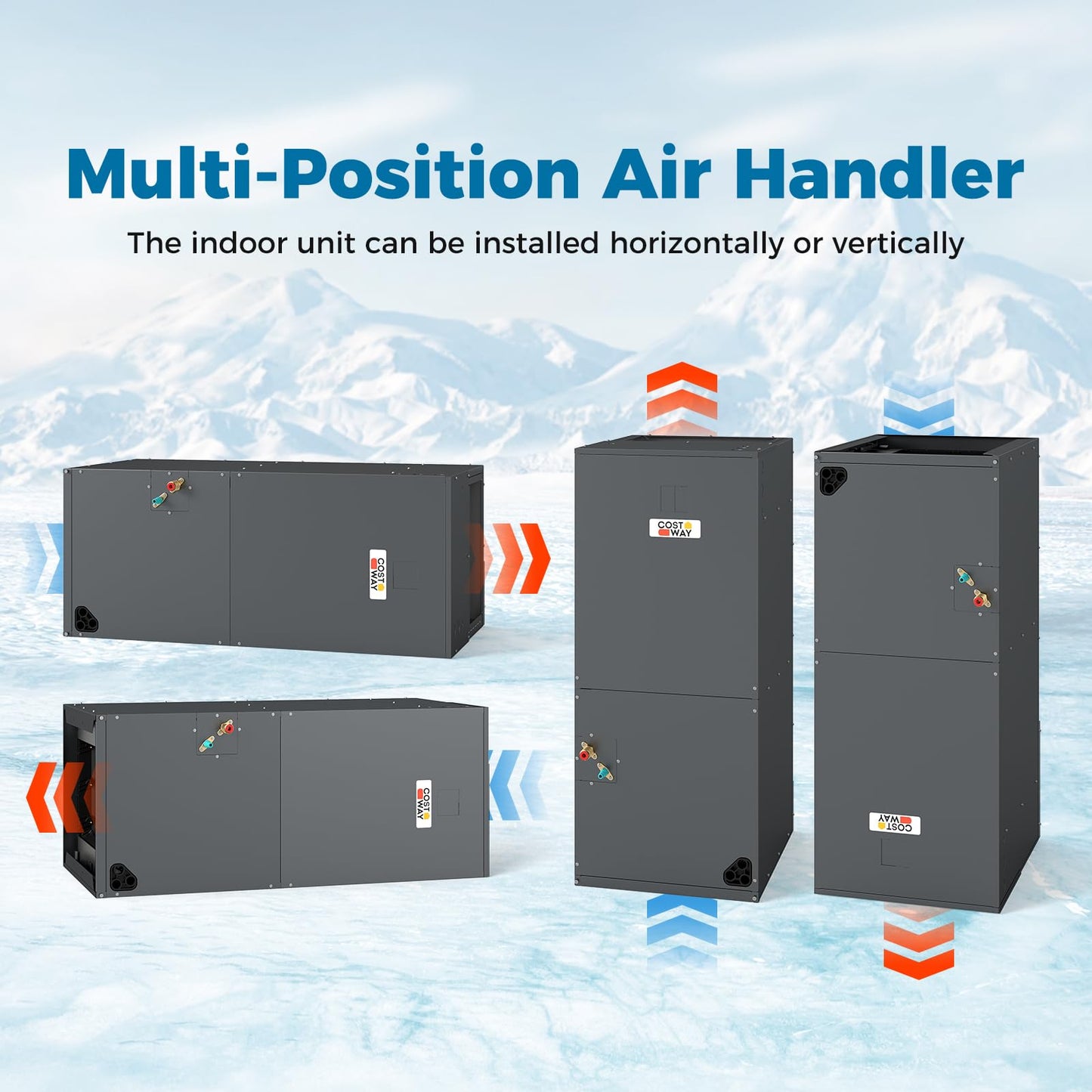 2 to 3 Ton 18.6-20 SEER2 Central Air Conditioner with Variable Speed