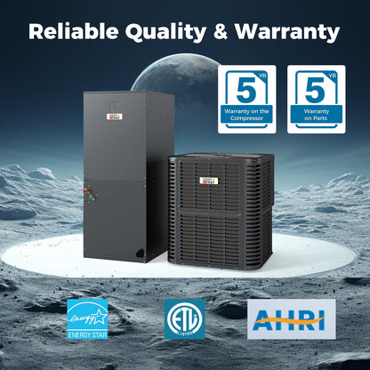 4 to 5 Ton 17-17.5 SEER2 Central Air Conditioner with Variable Speed