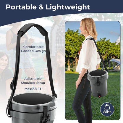 2.5 Gallon/10 QT Cooler with Beverage Dispenser