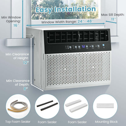 Window Air Units 12,000 BTU, U-Shaped Air Conditioner Window Air Conditioners