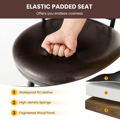 Bar Stools for Kitchen Island 24-30 Inch Seat Height Barstools Set of 2/4