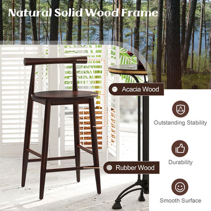 Bar Chair Set of 2 24'' Counter Height Stools Set