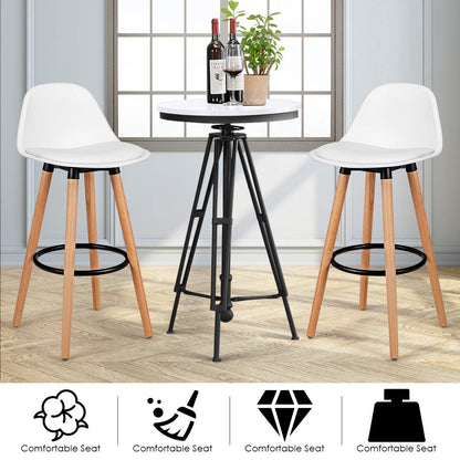 Bar Stools Set of 2/4 Modern Armless Kitchen Stool