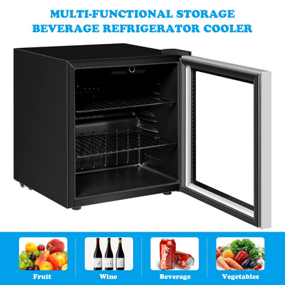 ARLIME Mini Fridge, Drink Cooler, 60 Can, Beverage Refrigerator for Bedroom, Office, Home Kitchen, Bar