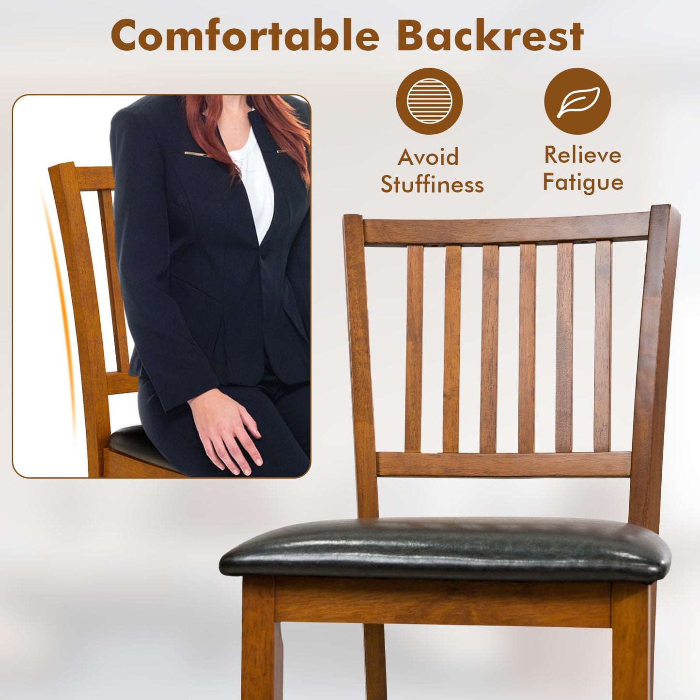 Bar Stools Set of 2/4 25.5” Counter Height Bar Stool