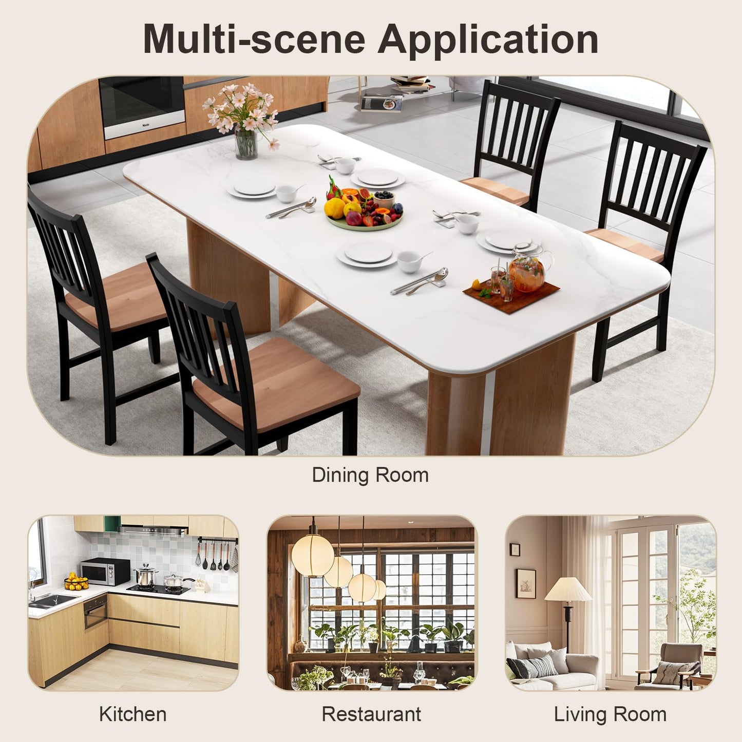 Dining Chairs Set of 4 Mid Century Modern Dining Room Chairs