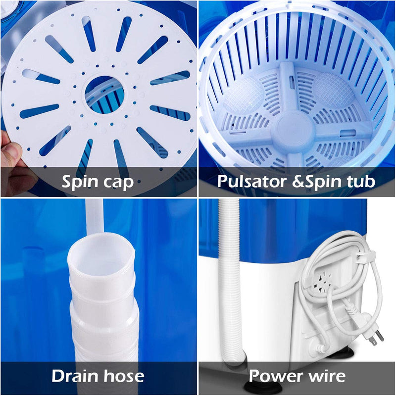 Portable Mini Washing Machine | Washing Capacity 5.5 lbs - Arlime