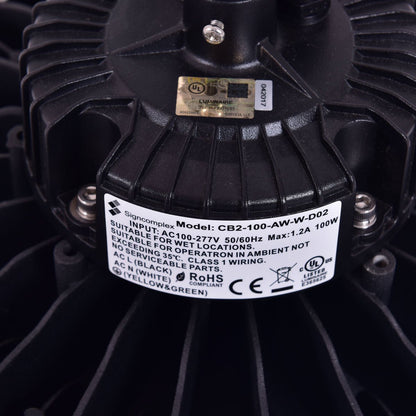 150W LED High Bay Light, 22500LM 5000K Bright Daylight for Warehouse Factory Garage