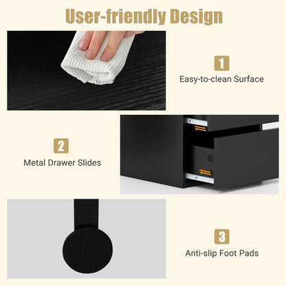 Corner Vanity Desk with Mirror and Lights for Women