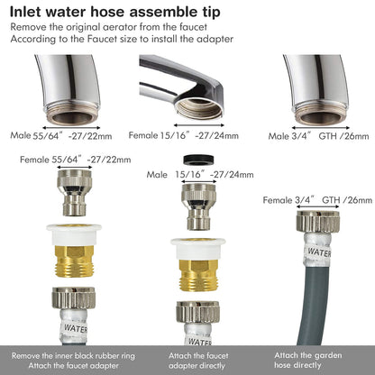 8Lbs Capacity Full-Automatic washer with 6 Programs 6 Water Levels & Child Lock