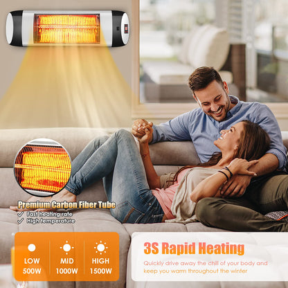 Wall-Mounted Patio Heater Remote Control for Outdoor Home Backyard