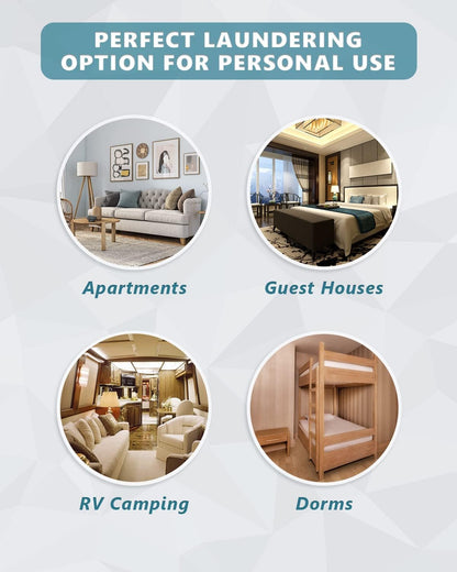 ARLIME Portable Washing Machine, 20lbs Mini Twin Tub Washing Machine