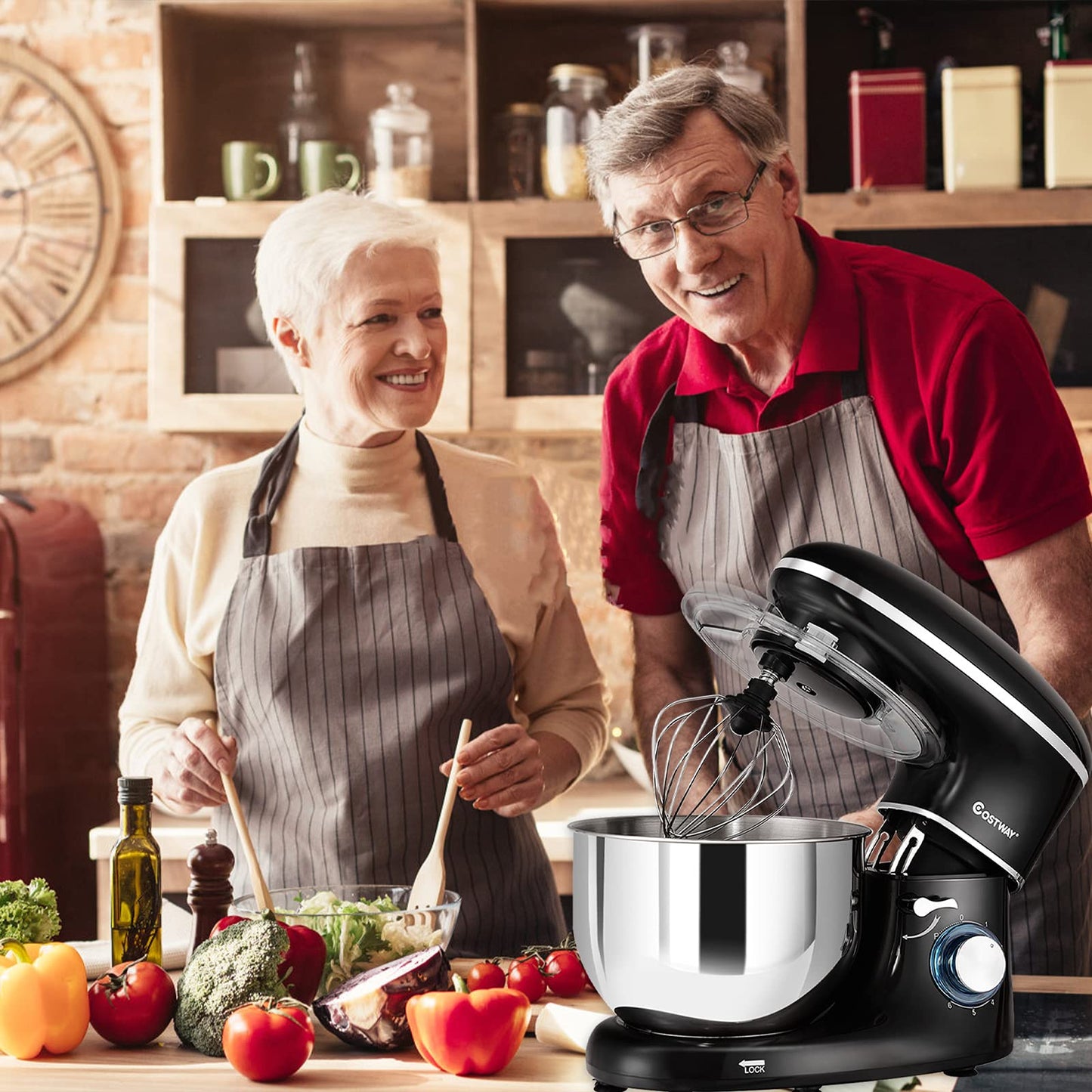 [侵权下架]ARLIME Stand Mixer, 660W 6-Speed Tilt-Head Food Stand Mixers with 6.5 Qt. Stainless Steel Bowl