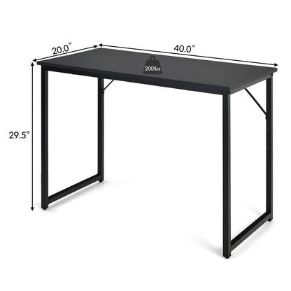 Home Office Computer Desk 40 inch Modern Simple Writing Study Desk