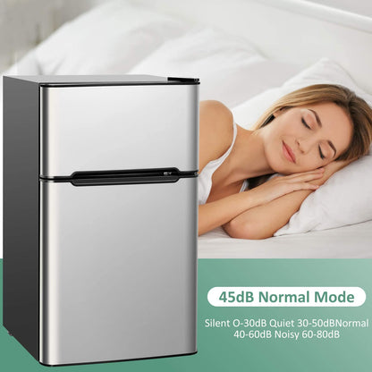 ARLIME Mini Fridge with Freezer, 3.2 Cu. Ft, Compact Refrigerator